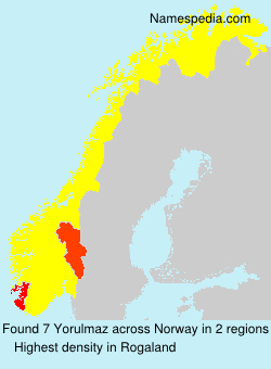 Surname Yorulmaz in Norway Surname Yorulmaz in Norway
