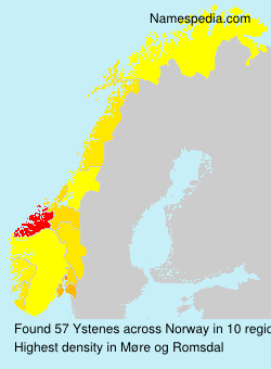 Surname Ystenes in Norway Surname Ystenes in Norway