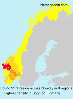 Surname Ytreeide in Norway Surname Ytreeide in Norway