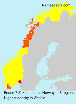 Surname Zakout in Norway Surname Zakout in Norway