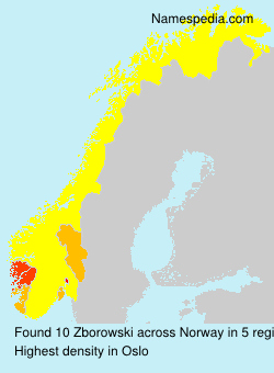 Surname Zborowski in Norway Surname Zborowski in Norway