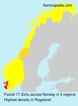 Surname Zorlu in Norway Surname Zorlu in Norway