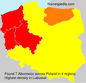 Surname Aborowicz in Poland Surname Aborowicz in Poland
