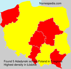 Surname Adadynski in Poland Surname Adadynski in Poland