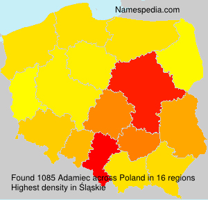 Surname Adamiec in Poland Surname Adamiec in Poland