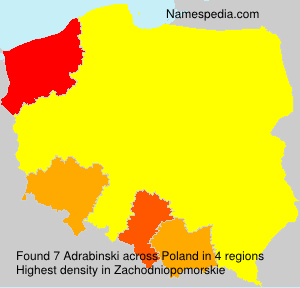 Surname Adrabinski in Poland Surname Adrabinski in Poland