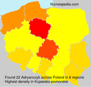 Surname Adryanczyk in Poland Surname Adryanczyk in Poland