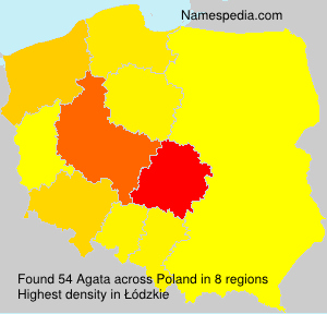 Surname Agata in Poland Surname Agata in Poland