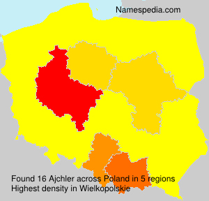 Surname Ajchler in Poland Surname Ajchler in Poland