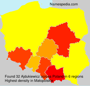 Surname Ajdukiewicz in Poland Surname Ajdukiewicz in Poland