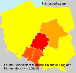 Surname Albrychiewicz in Poland Surname Albrychiewicz in Poland