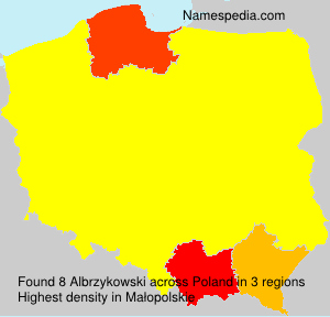 Surname Albrzykowski in Poland Surname Albrzykowski in Poland