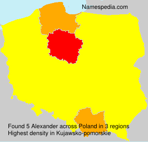 Surname Alexander in Poland