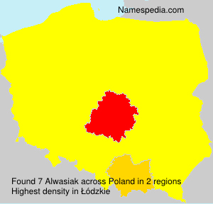 Surname Alwasiak in Poland Surname Alwasiak in Poland