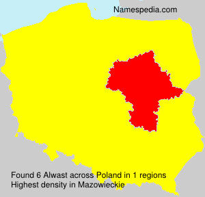 Surname Alwast in Poland Surname Alwast in Poland