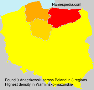 Surname Anaczkowski in Poland Surname Anaczkowski in Poland