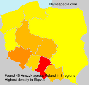 Surname Anczyk in Poland Surname Anczyk in Poland
