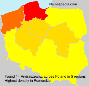 Surname Andraszewicz in Poland Surname Andraszewicz in Poland