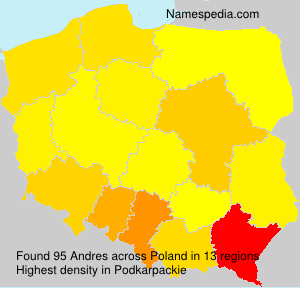 Surname Andres in Poland Surname Andres in Poland