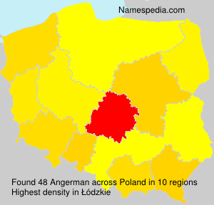 Surname Angerman in Poland Surname Angerman in Poland