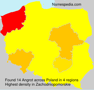 Surname Angrot in Poland Surname Angrot in Poland