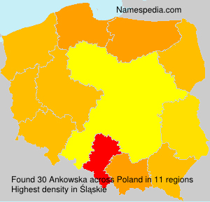 Surname Ankowska in Poland Surname Ankowska in Poland