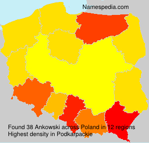 Surname Ankowski in Poland Surname Ankowski in Poland