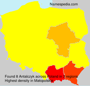 Surname Antalczyk in Poland Surname Antalczyk in Poland