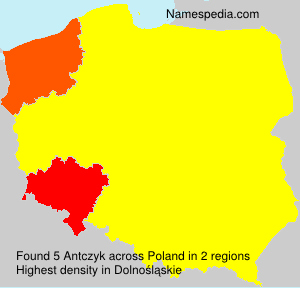 Surname Antczyk in Poland Surname Antczyk in Poland