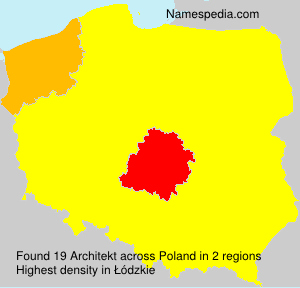 Surname Architekt in Poland Surname Architekt in Poland
