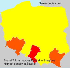Surname Arian in Poland Surname Arian in Poland