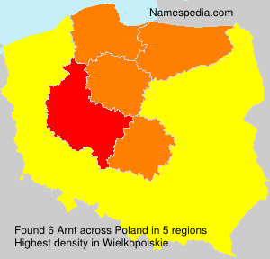 Surname Arnt in Poland Surname Arnt in Poland