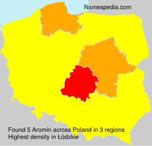 Surname Aromin in Poland Surname Aromin in Poland