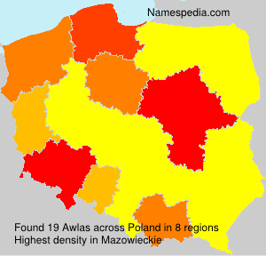 Surname Awlas in Poland Surname Awlas in Poland