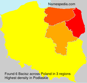 Surname Bacisz in Poland Surname Bacisz in Poland