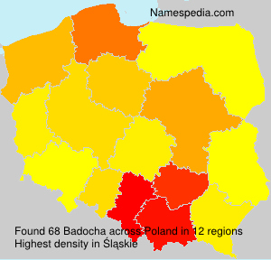 Surname Badocha in Poland Surname Badocha in Poland