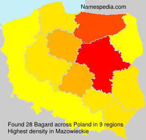 Surname Bagard in Poland Surname Bagard in Poland