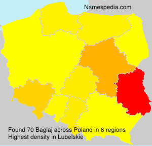 Surname Baglaj in Poland