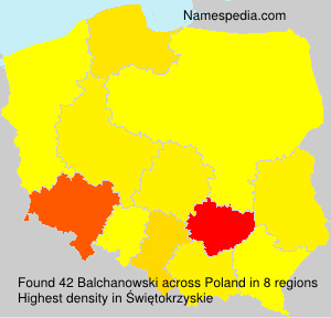 Surname Balchanowski in Poland Surname Balchanowski in Poland