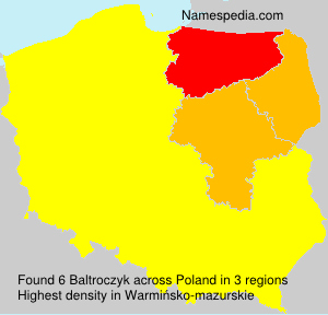 Surname Baltroczyk in Poland Surname Baltroczyk in Poland