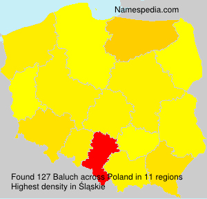 Surname Baluch in Poland Surname Baluch in Poland
