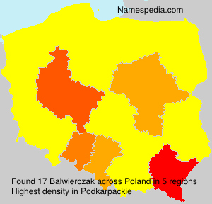 Surname Balwierczak in Poland Surname Balwierczak in Poland