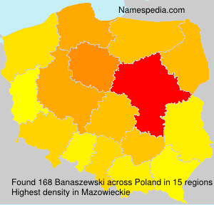 Surname Banaszewski in Poland Surname Banaszewski in Poland