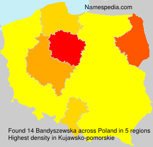 Surname Bandyszewska in Poland Surname Bandyszewska in Poland