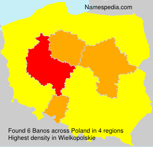 Surname Banos in Poland Surname Banos in Poland