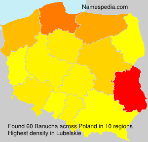 Surname Banucha in Poland Surname Banucha in Poland
