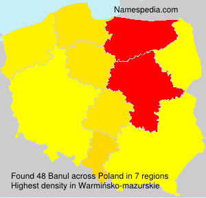 Surname Banul in Poland Surname Banul in Poland
