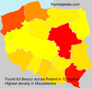 Surname Baracz in Poland Surname Baracz in Poland