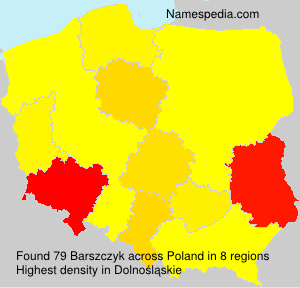 Surname Barszczyk in Poland Surname Barszczyk in Poland