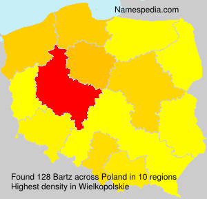 Surname Bartz in Poland Surname Bartz in Poland
